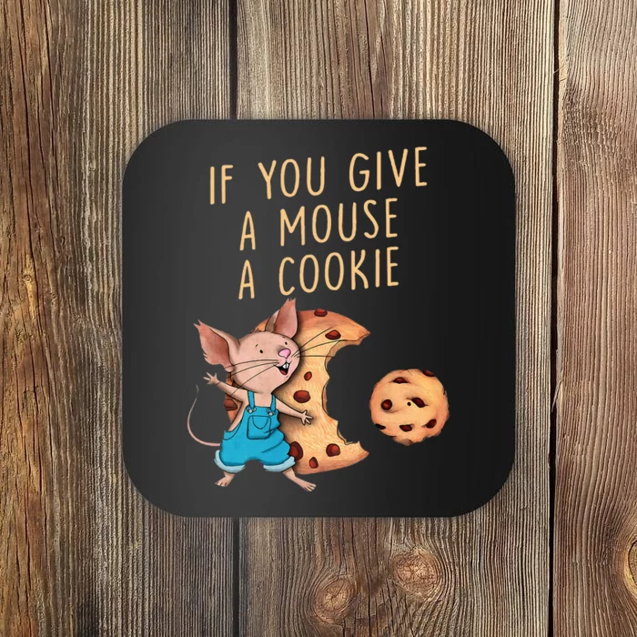 Give Mouse Cookie Coaster