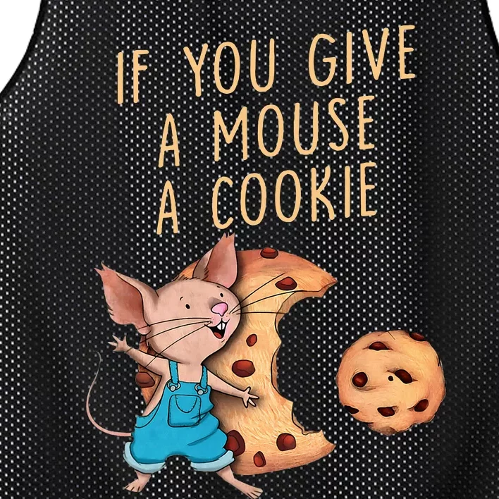 Give Mouse Cookie Mesh Reversible Basketball Jersey Tank