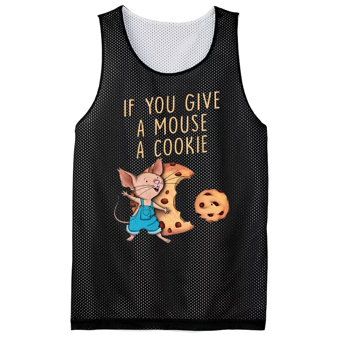 Give Mouse Cookie Mesh Reversible Basketball Jersey Tank