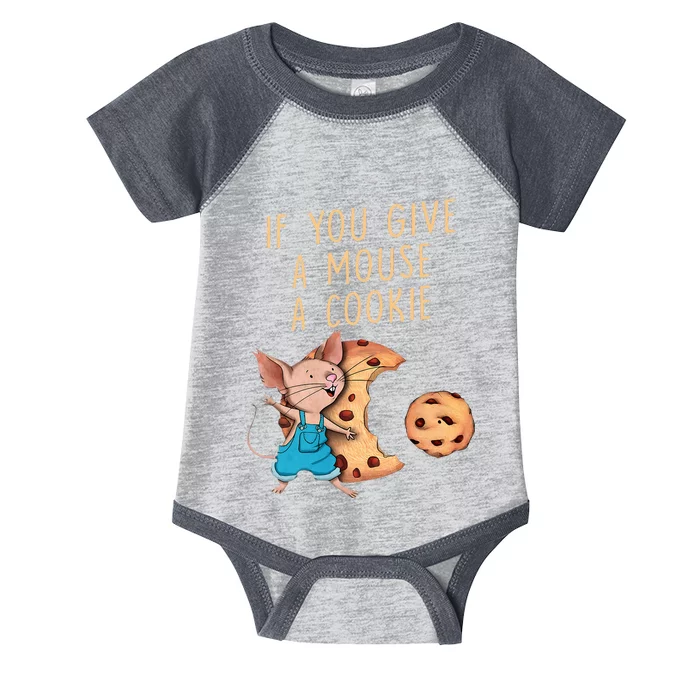 Give Mouse Cookie Infant Baby Jersey Bodysuit