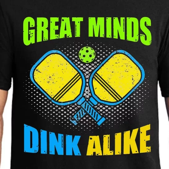 Great Minds Dink Alike Tie Dye Pickleball Dink Player Pajama Set