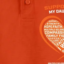 Gifts Ms Daughter Multiple Sclerosis Awareness Cool Gift Dry Zone Grid Performance Polo