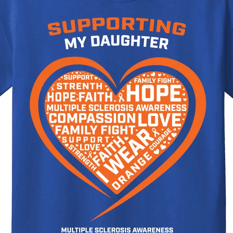 Gifts Ms Daughter Multiple Sclerosis Awareness Cool Gift Kids T-Shirt