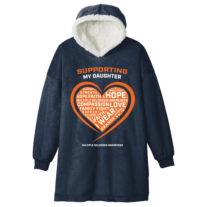 Gifts Ms Daughter Multiple Sclerosis Awareness Cool Gift Hooded Wearable Blanket