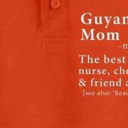 Guyanese Mom Definition Guyana Flag Mothers Day Dry Zone Grid Performance Polo