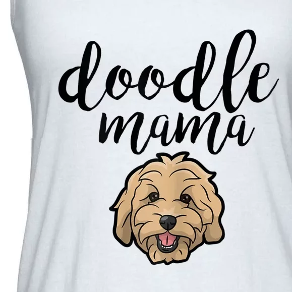 Goldendoodle Mom Doodle Mama Cute Golden Doodle Dog Ladies Essential Flowy Tank