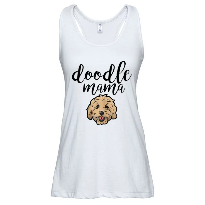 Goldendoodle Mom Doodle Mama Cute Golden Doodle Dog Ladies Essential Flowy Tank