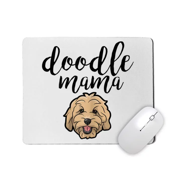 Goldendoodle Mom Doodle Mama Cute Golden Doodle Dog Mousepad