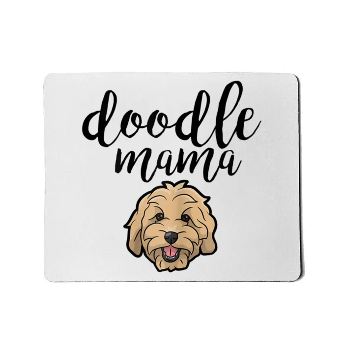 Goldendoodle Mom Doodle Mama Cute Golden Doodle Dog Mousepad