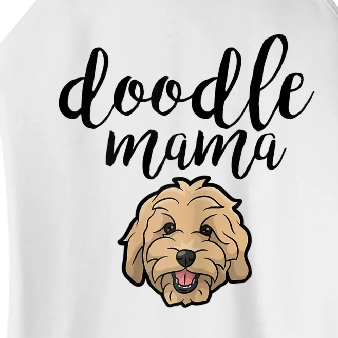 Goldendoodle Mom Doodle Mama Cute Golden Doodle Dog Women’s Perfect Tri Rocker Tank