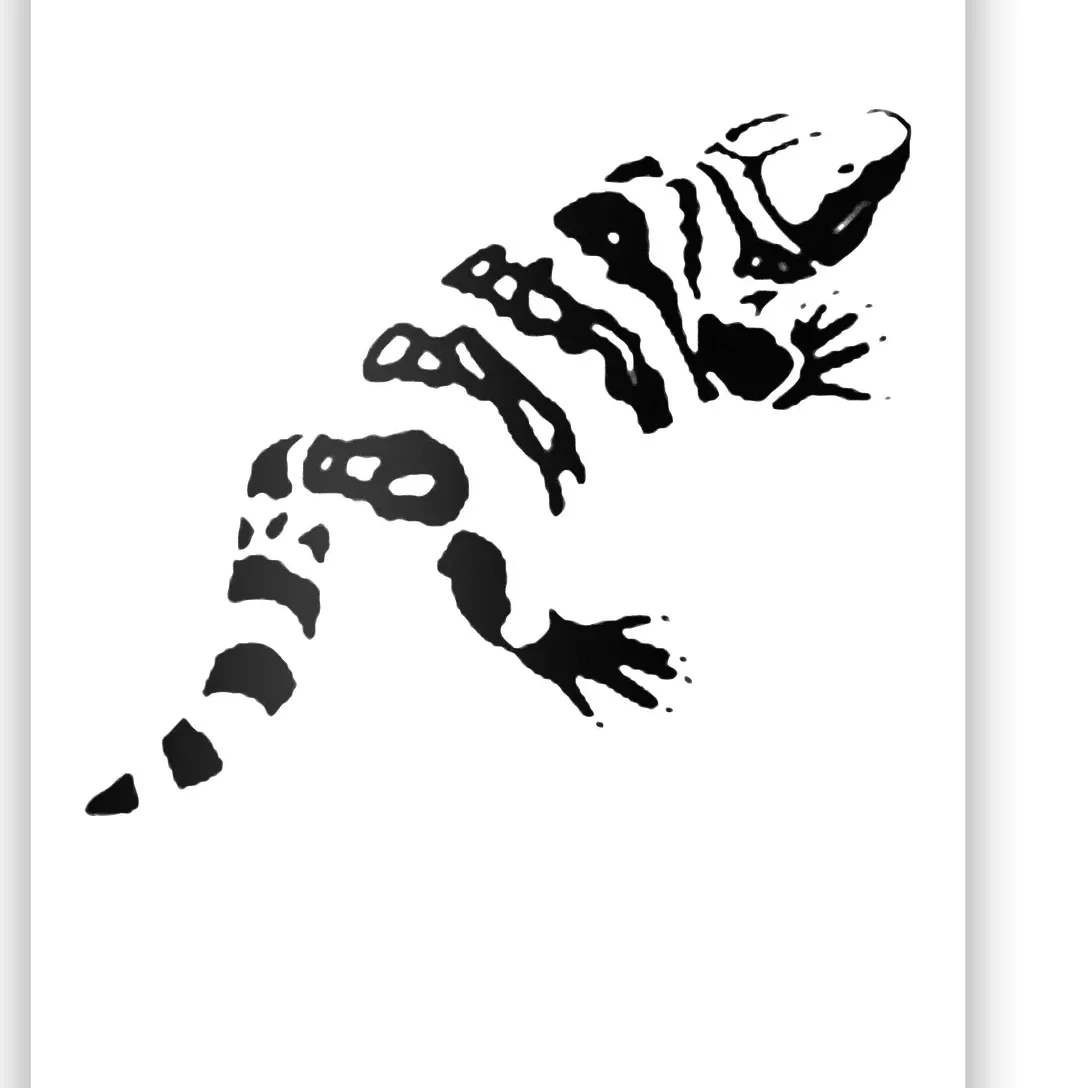 Gila Monster Design Poster