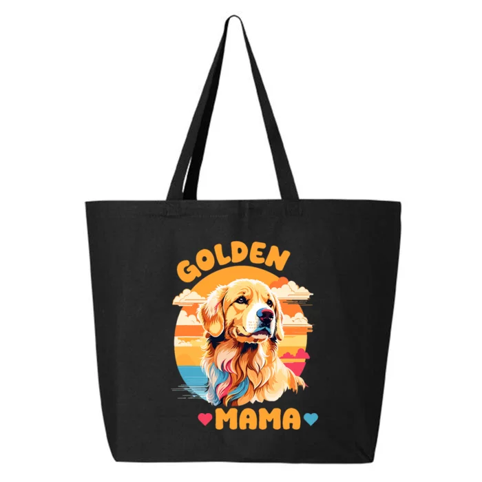 Golden Mama Design Proud Golden Retriever Lover And Dog 25L Jumbo Tote