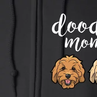 Goldendoodle Mom - Doodle Mom Cute Golden doodle Full Zip Hoodie