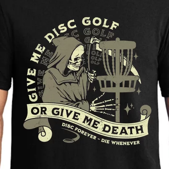 Give Me Disc Golf Funny Sarcastic Halloween Gift Pajama Set