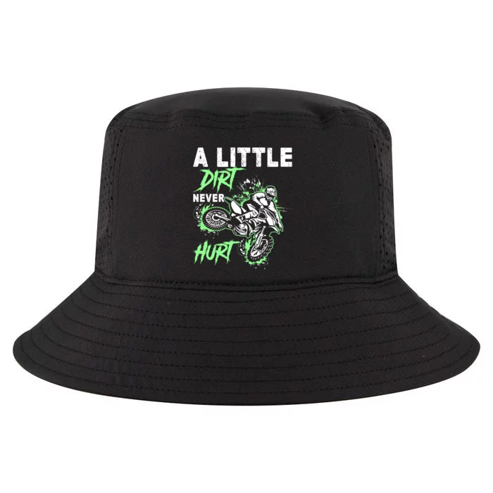 Green Motorcycle Dirt Bike Mx Motocrosss Boy Cool Comfort Performance Bucket Hat