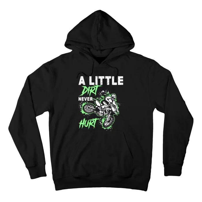 Green Motorcycle Dirt Bike Mx Motocrosss Boy Hoodie