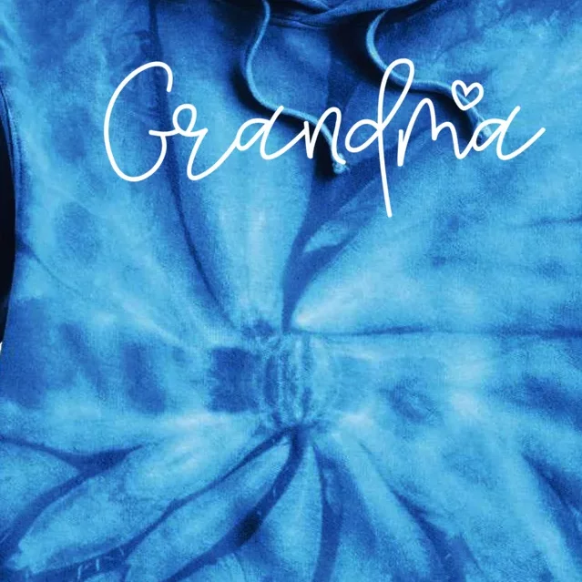 Grandma MotherS Day Grandparents Day Christmas Gift Tie Dye Hoodie