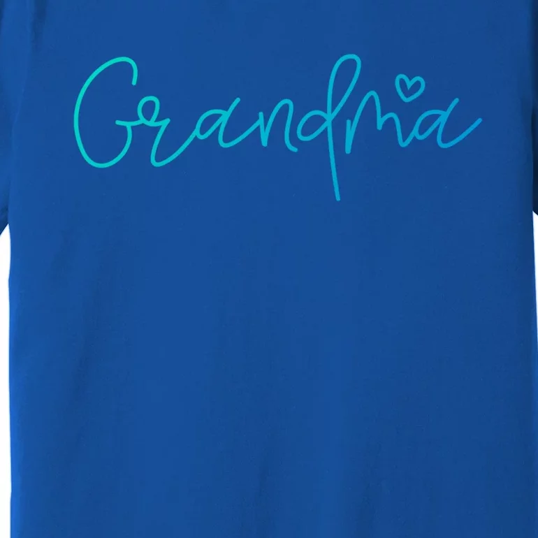 Grandma MotherS Day Grandparents Day Christmas Great Gift Premium T-Shirt