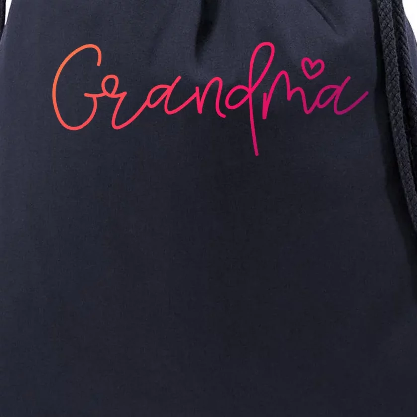 Grandma MotherS Day Grandparents Day Christmas Gift Drawstring Bag