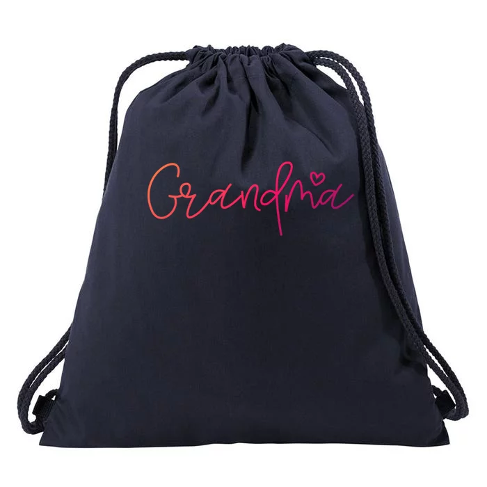 Grandma MotherS Day Grandparents Day Christmas Gift Drawstring Bag