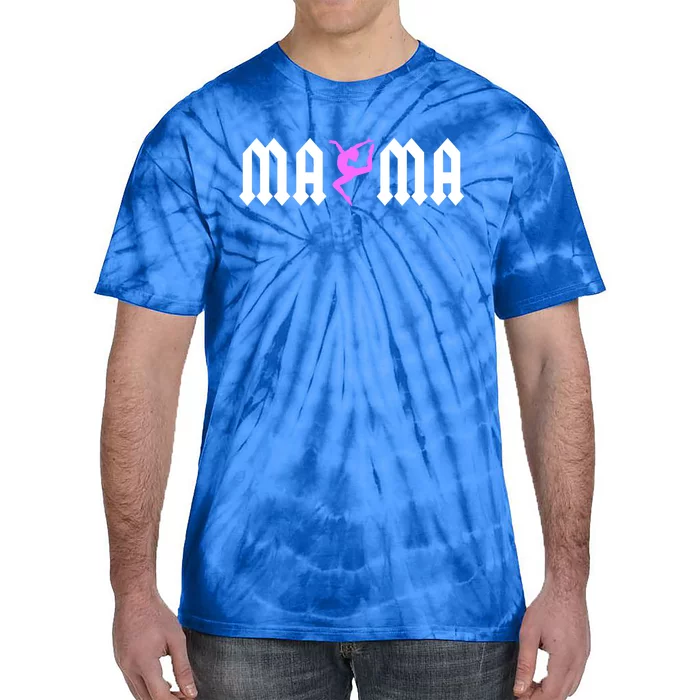 Gymnastics Mama Design For Tumbling Mom Gymnast Support Gift Tie-Dye T-Shirt