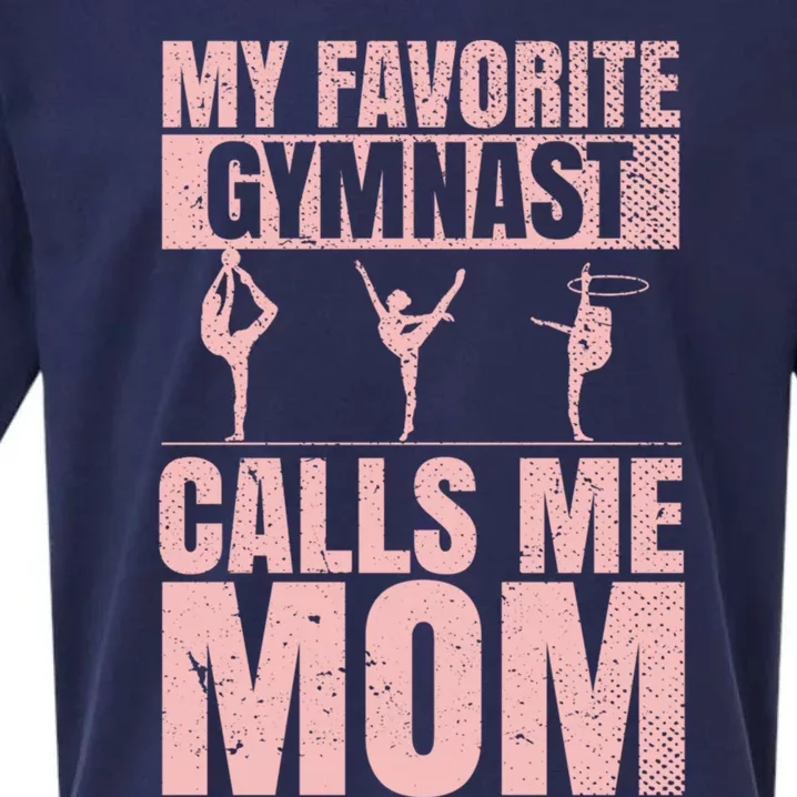 Gymnastics Mothers Day Acrobatic Sport Mom Gymnast Gift Sueded Cloud Jersey T-Shirt