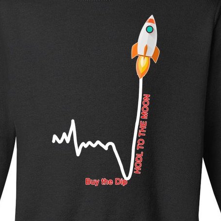GME Stock AMC Hold To The Moon Buy The Dip Toddler Sweatshirt