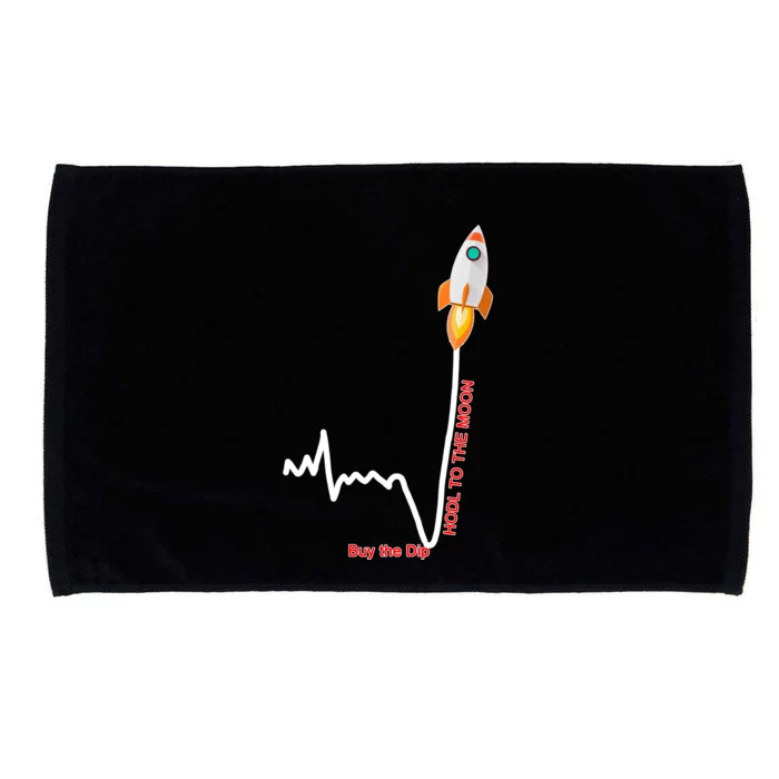 GME Stock AMC Hold To The Moon Buy The Dip Microfiber Hand Towel