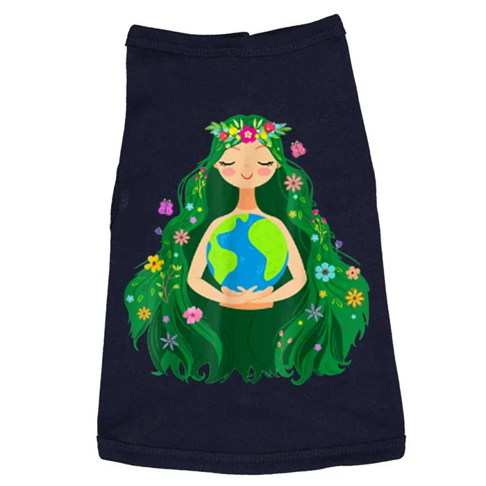 Green Mother Earth Day Save Our Planet Doggie Tank