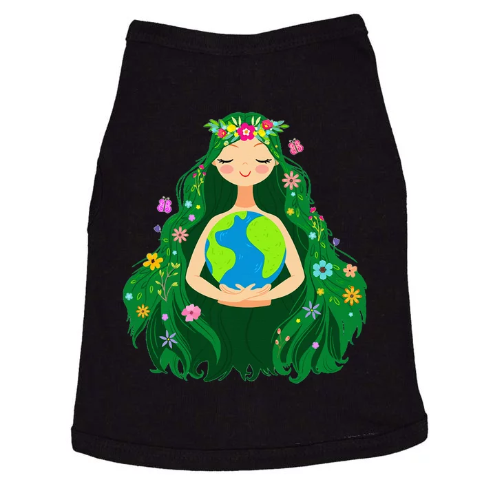 Green Mother Earth Day Gaia Save Our Planet Doggie Tank