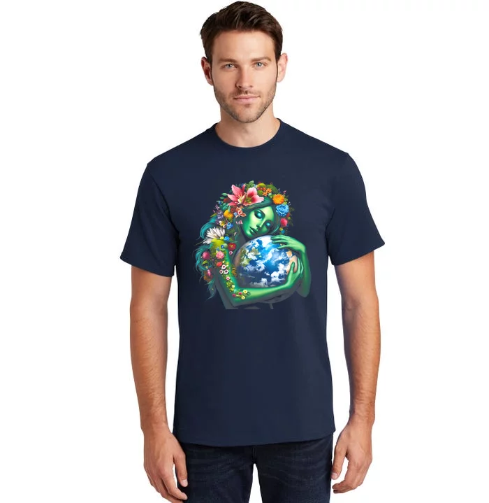 Green Mother Earth Day Tall T-Shirt