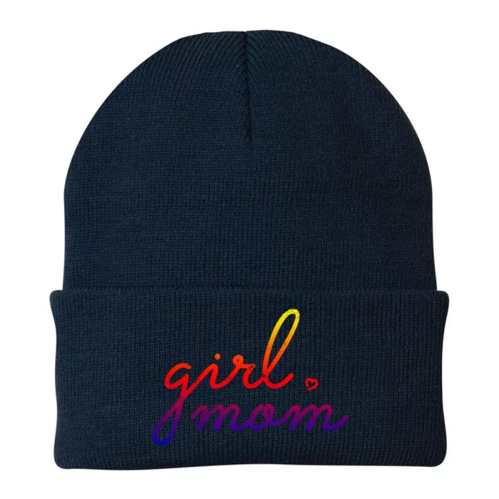 Girl Mom Empowered Mother Of 'S Mother's Day Cool Gift Knit Cap Winter Beanie