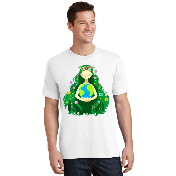 Green Mother Earth Day Gaia Save Our Planet Women T-Shirt