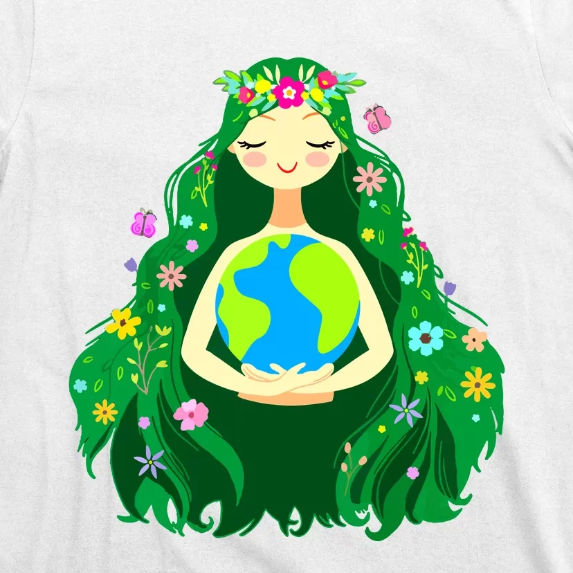 Green Mother Earth Day Gaia Save Our Planet Women T-Shirt