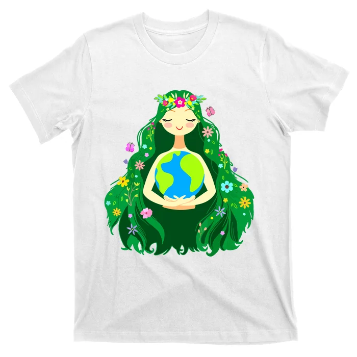 Green Mother Earth Day Gaia Save Our Planet Women T-Shirt