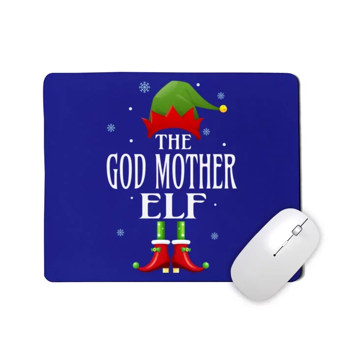 God Mother Elf Xmas Matching Family Group Christmas Party Cute Gift Mousepad