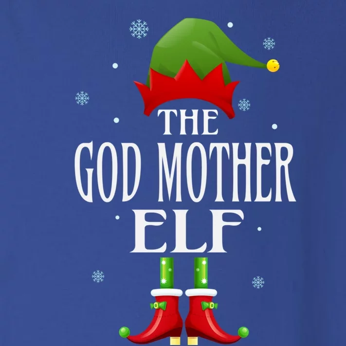 God Mother Elf Xmas Matching Family Group Christmas Party Cute Gift Toddler Long Sleeve Shirt