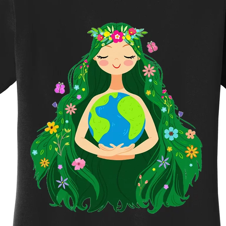 Green Mother Earth Day Gaia Save Our Planet Women's T-Shirt