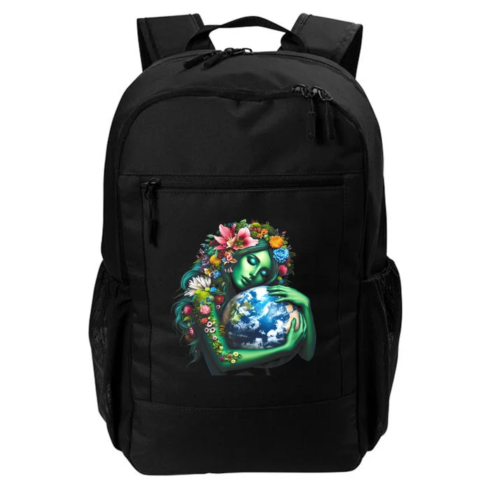 Green Mother Earth Day Gaia Save Our Planet Daily Commute Backpack