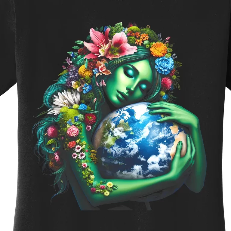 Green Mother Earth Day Gaia Save Our Planet Women's T-Shirt