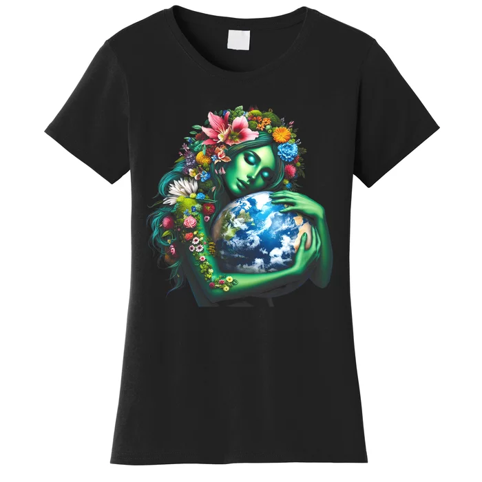 Green Mother Earth Day Gaia Save Our Planet Women's T-Shirt