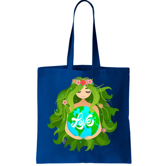 Green Mother Earth Day Gaia Save Our Planet Gift Tote Bag