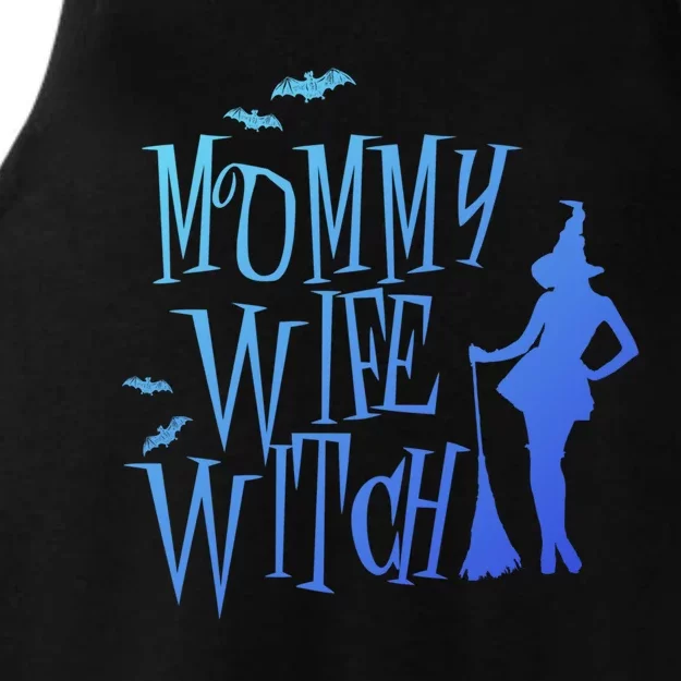 Gift Mommy Funny Costume Wife Mom Witch Halloween Gift Ladies Tri-Blend Wicking Tank