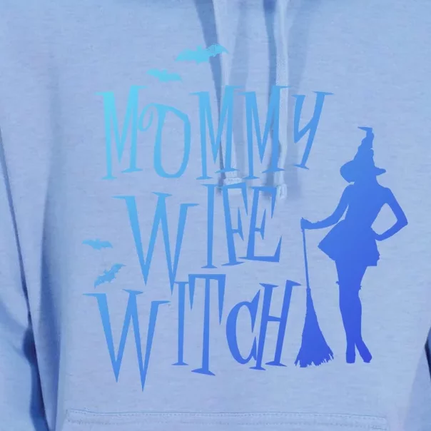 Gift Mommy Funny Costume Wife Mom Witch Halloween Gift Unisex Surf Hoodie