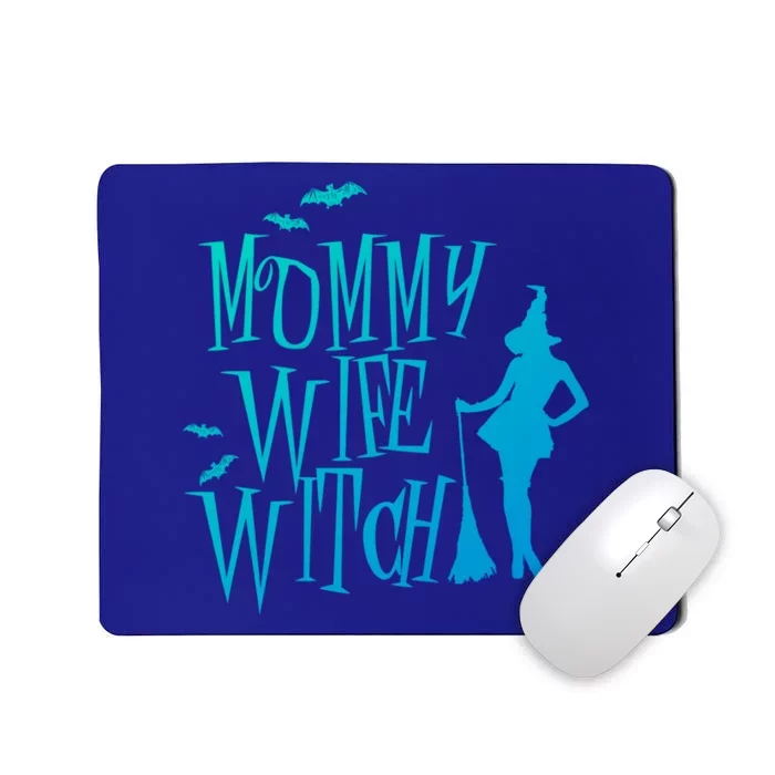 Gift Mommy Funny Costume Wife Mom Witch Halloween Gift Mousepad