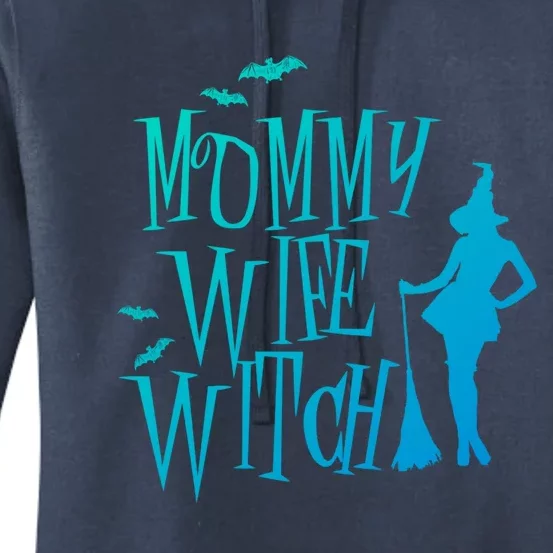 Gift Mommy Funny Costume Wife Mom Witch Halloween Gift Women's Pullover Hoodie