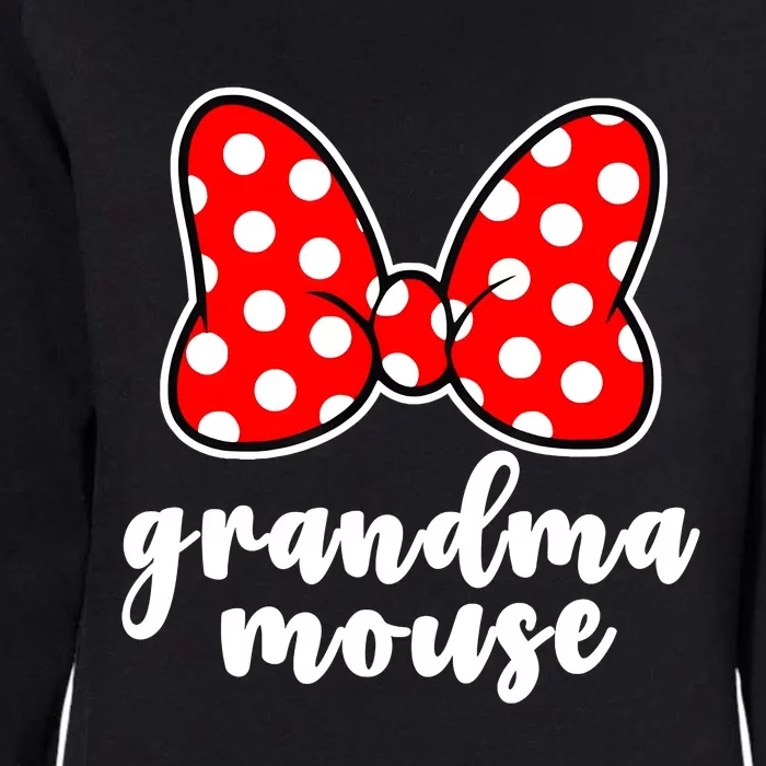 Grandma Mouse Family Vacation Funny Grandma Mouse Womens California Wash Sweatshirt