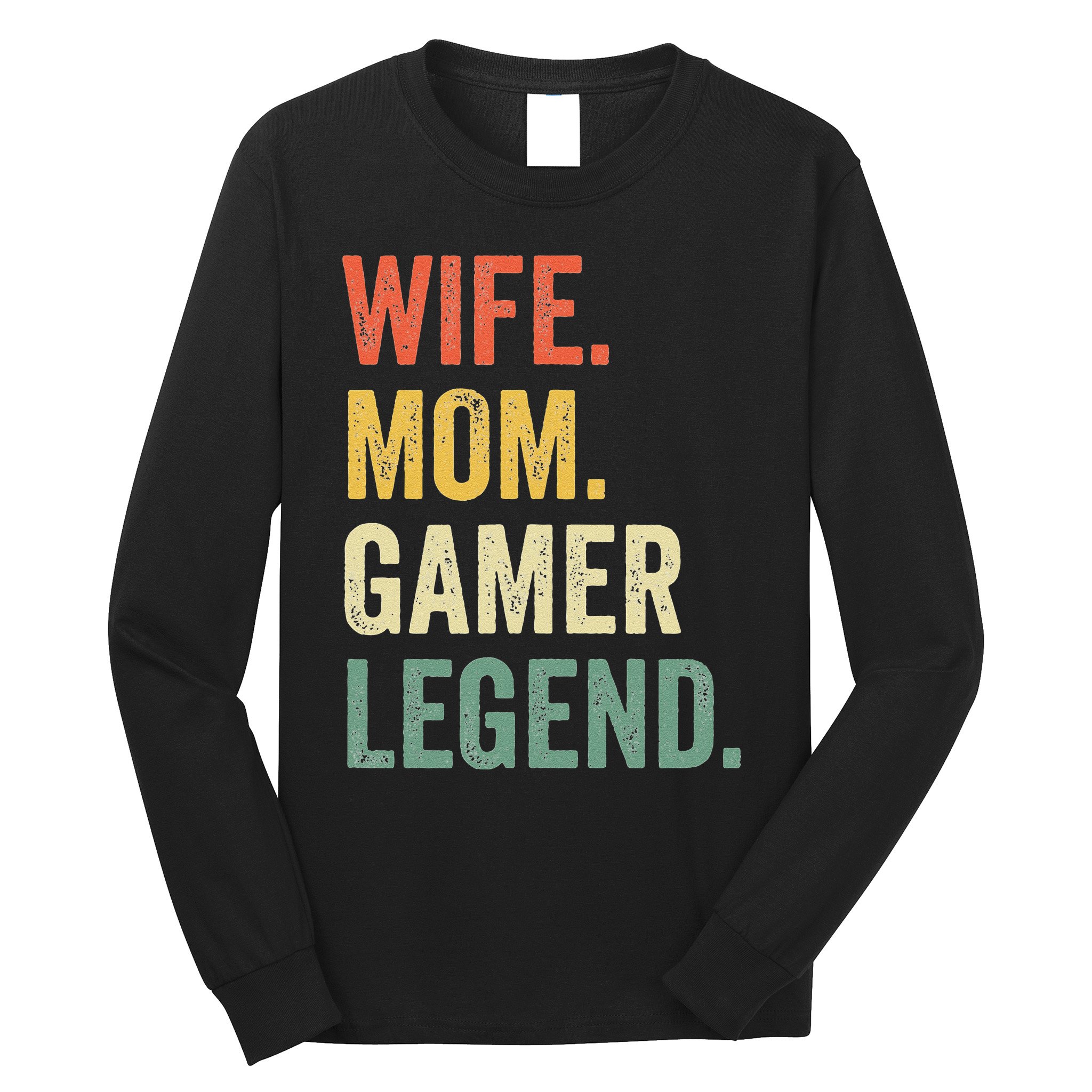 Gamer Mom Funny Wife Mom Video Game Legend Mother's Day Long Sleeve Shirt |  TeeShirtPalace