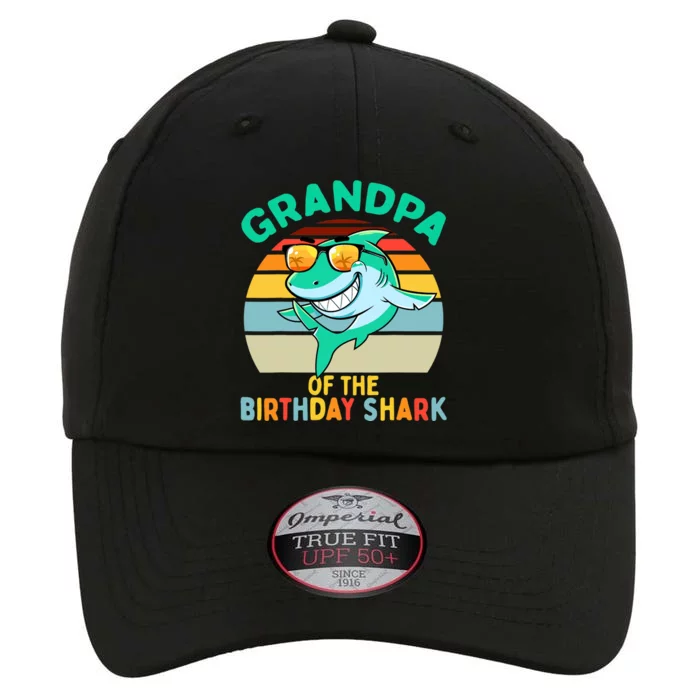 Grandpa Matching Family Shark Birthday The Original Performance Cap