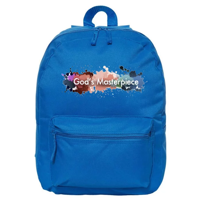 God's Masterpiece Funny Gift 16 in Basic Backpack